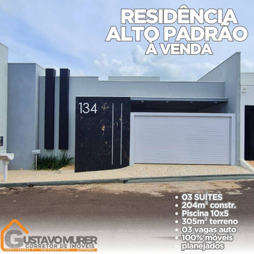 #1139 - Casa para Venda em Dracena - SP