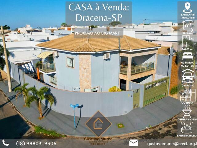 #29 - Casa para Venda em Dracena - SP - 1